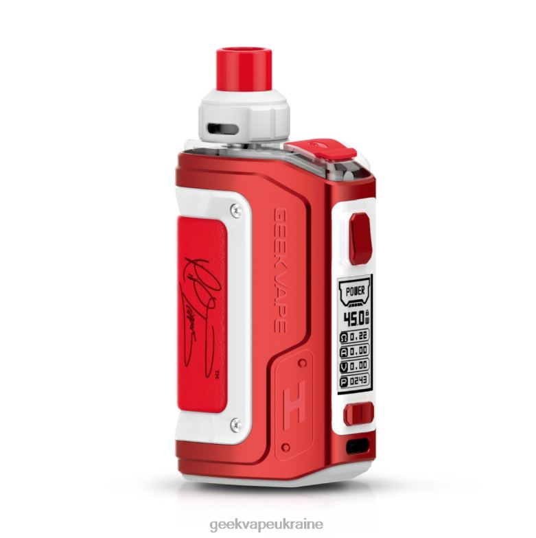 Geek Bar Flavors | GeekVape h45 (aegis hero 2) pod mod kit 1400mah 4 мл видання rte (червоно-біле) Z4Z4X98